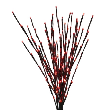 Celebrations Celebrations Platinum LED Red Light Burst 32 in. Yard Decor LEDLBST100RDTWA